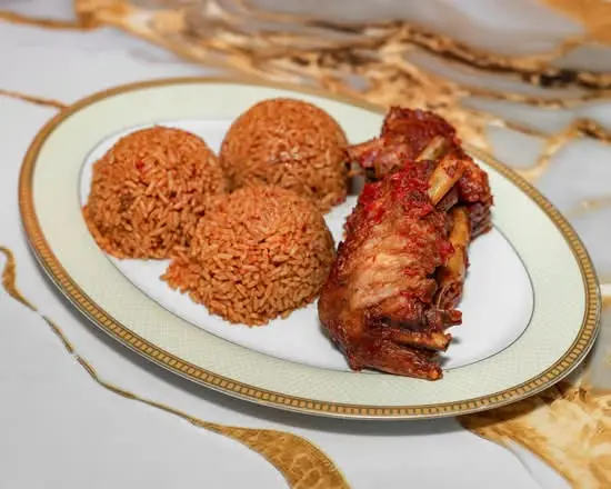 Bisi Kitchen Jollof Rice and Peppered Turkey delivery in Winnipeg
