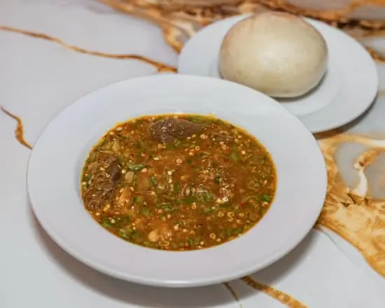 Bisi Kitchen Poundo and Okro Soup delivery in Winnipeg